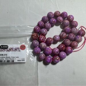 Gemstone Beads. 10MM. New.